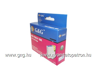 Epson To631 (T063140) Fekete Tintapatron Komp. G&G