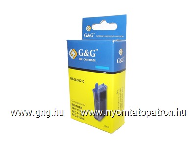 Brother LC-02 Kék Tintapatron Komp. G&G
