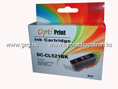Canon CLI-521 Fekete Tintapatron Komp. Opti Print Chipes