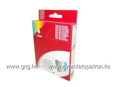 Brother LC-61 C / LC1100 / LC980 Kék Tintapatron Komp. RED