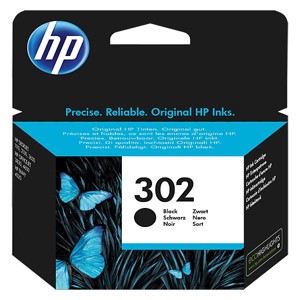 HP 302 Bk (F6U66AE BA3 No.302) Fekete Tintapatron EREDETI HP 302 Bk (F6U66AE BA3 No.302) Fekete Tintapatron EREDETI